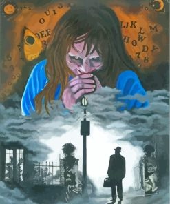 The Exorcist Movie Poster paint by numbers