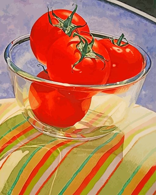 Aesthetic Tomatoes paint by numbers