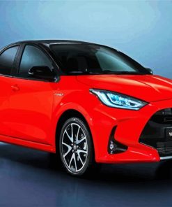 Toyota Yaris paint by numbers