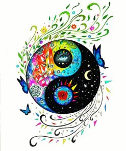 Yin And Yang Art paint by numbers