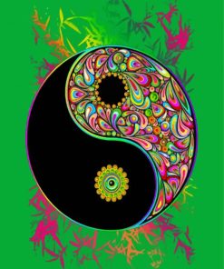 Yin And Yang Mandala paint by numbers