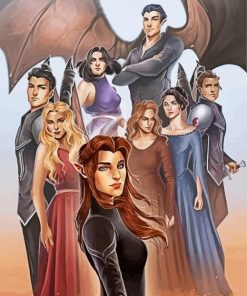 Acotar Characters Paint by numbers