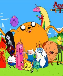 Adventure Time Characters paint by number