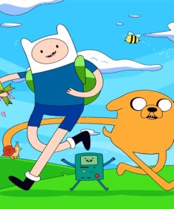 Adventure Time animation characters paint by number