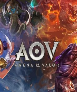 Arena of Valor online game paint by numbers