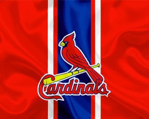 Baseball St Louis Cardinals Logo paint by numbers