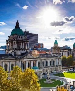 Belfast City Hall paint by numbers