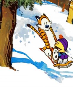 Calvin And Hobbes paint by numbers