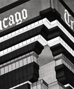 Chicago Tribune Illustration paint by numbers