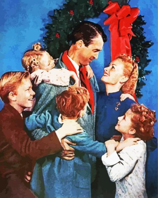 Its A Wonderful Life paint by numbers