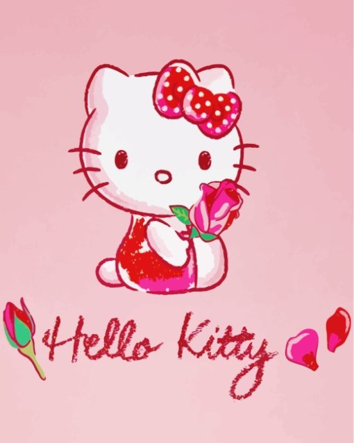 Cute Hello Kitty paint by numbers