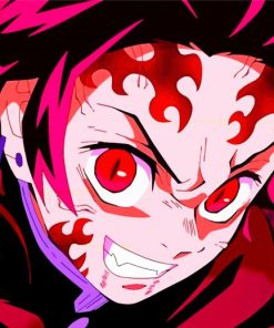 Demon Slayer Tanjiro paint by numbers