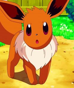 Eevee From Pokemon Sun And Moon paint by numbers