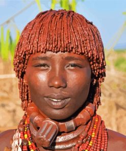 Ethiopia Tribe paint by numbers