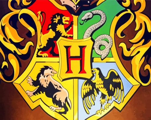 The Howarts Houses paint by numbers