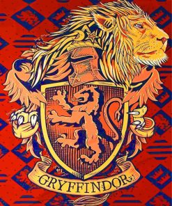 Gryffindor Harry Potter Paint by numbers