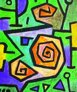 Heroic Roses by paul klee paint by number