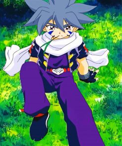 Hiwatari Kai Tyson Beyblade paint by numbers