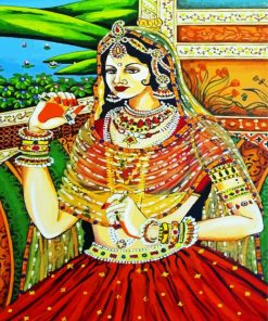 Indian Princess paint by numbers