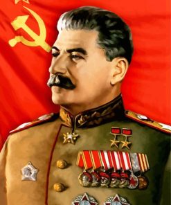 Joseph Stalin Soviet Political Paint by numbers