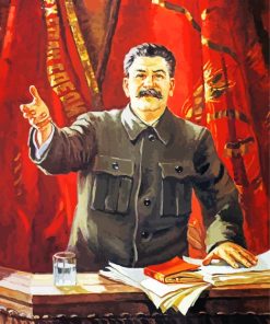 Joseph Vissarionovich Stalin paint by numbers