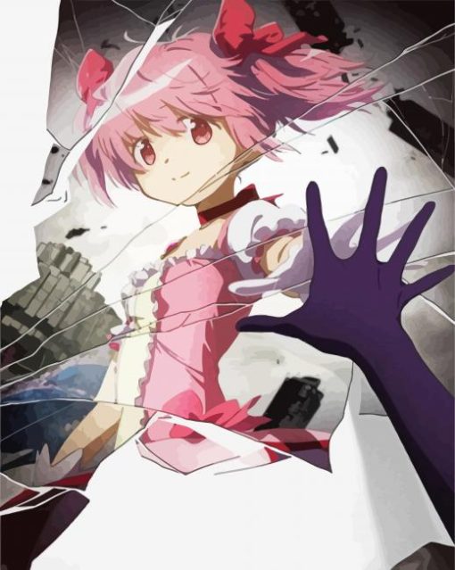 Madoka Kaname paint by numbers