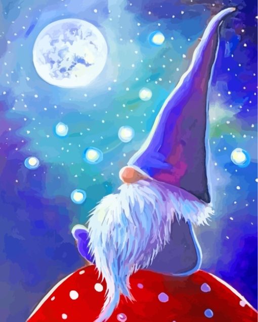 Magical Gnome paint by number