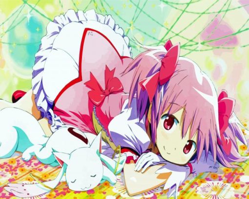 Mohou Shoujo Madoka paint by numbers