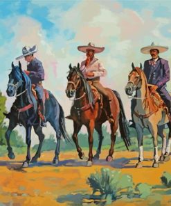 Mexican Cowboys paint by numbers