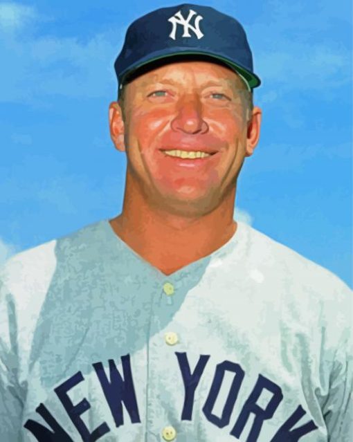 Mickey mantle paint by numbers