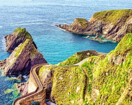 Ireland Ring Of Kerry Landscapes paint by numbers