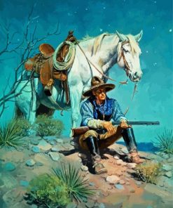 The Mexican Cowboy paint by numbers