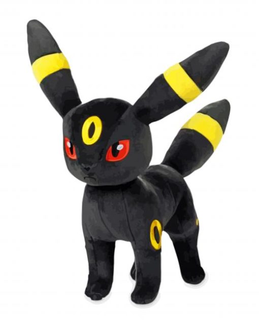 Umbreon Pokemon paint by numbers