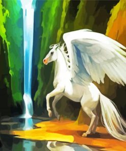 White Pegasus Art paint by numbers