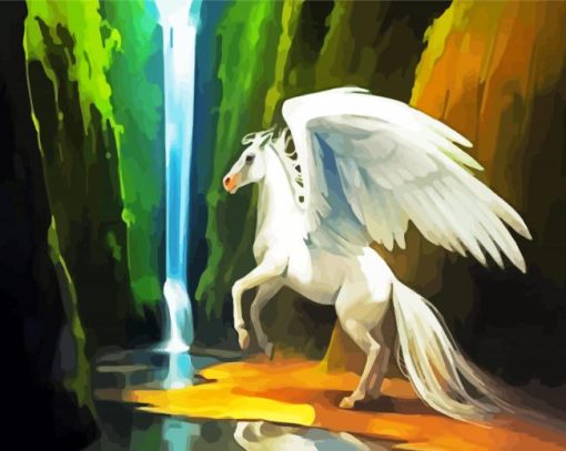 White Pegasus Art paint by numbers