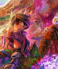 Aesthetic Made In Abyss Anime Art Paint by numbers