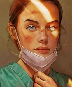 Aesthetic Female Doctor paint by numbers