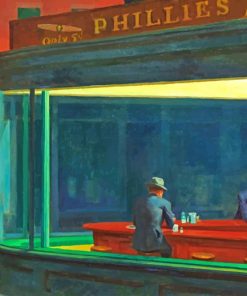 American Solitude Edward Hopper paint by numbers