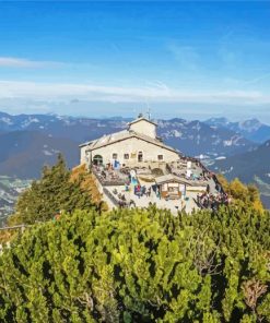 Berchtesgaden Eagles Nest paint by numbers