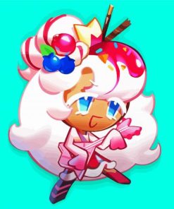 cookie run girl character paint by number