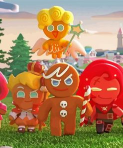 cookie run kingdom characters paint by numbers