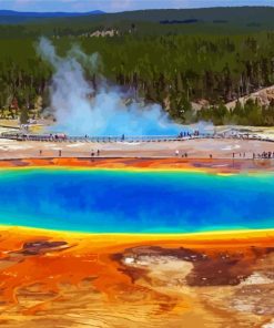 Spring Thermal Geyser paint by numbers