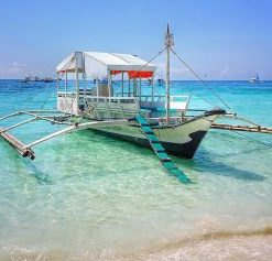 Boat In Filippines Boracay paint by numbers