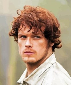 Jamie Fraser Outlander paint by numbers