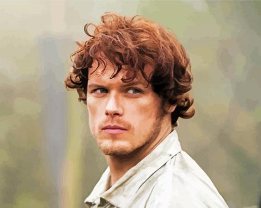 Jamie Fraser Outlander paint by numbers