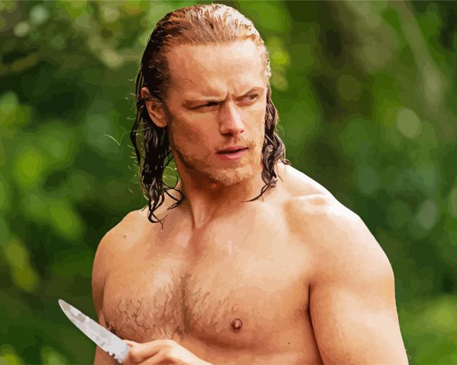 Jamie Fraser paint by numbers