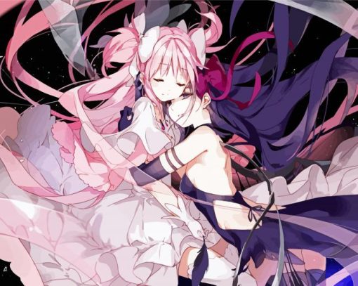 Kaname Madoka paint by numbers