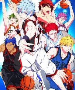 Kuroko No Basket Anime paint by numbers