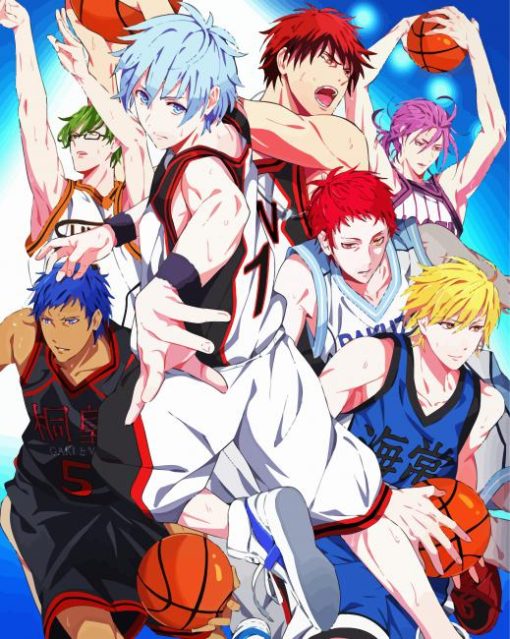 Kuroko No Basket Anime paint by numbers