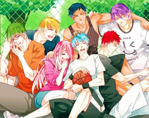 Kuroko No Basket Characters paint by numbers